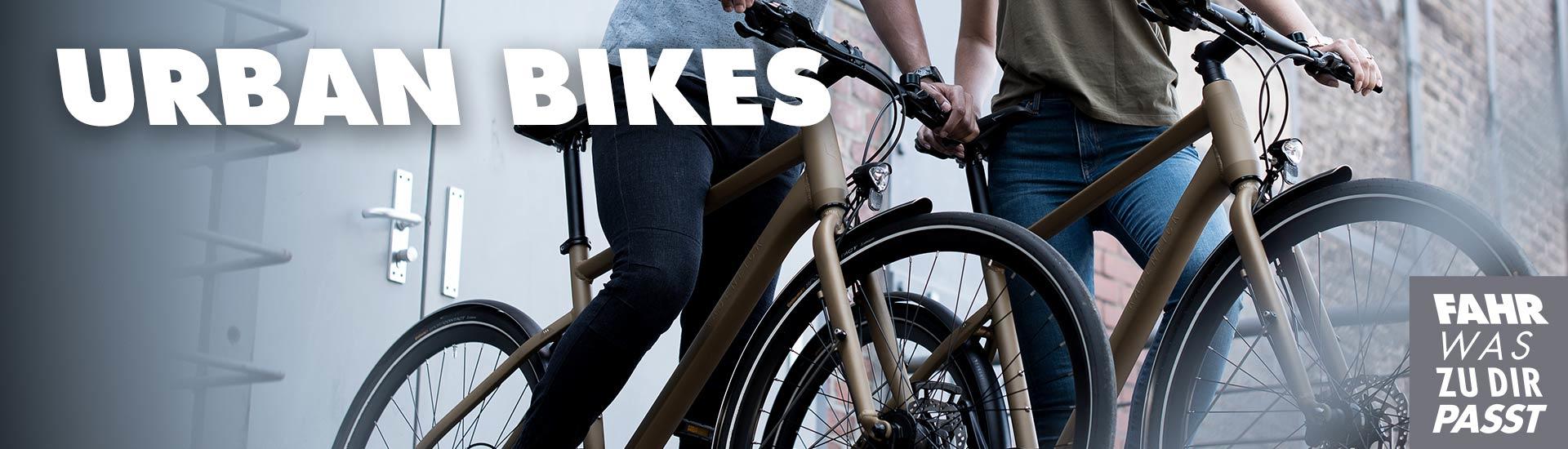 Entdecke unsere Urban Bikes! Kategoriebanner 22.05.19 Urban Bikes