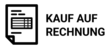 Kauf auf Rechnung Kauf auf Rechnung Button schwarz