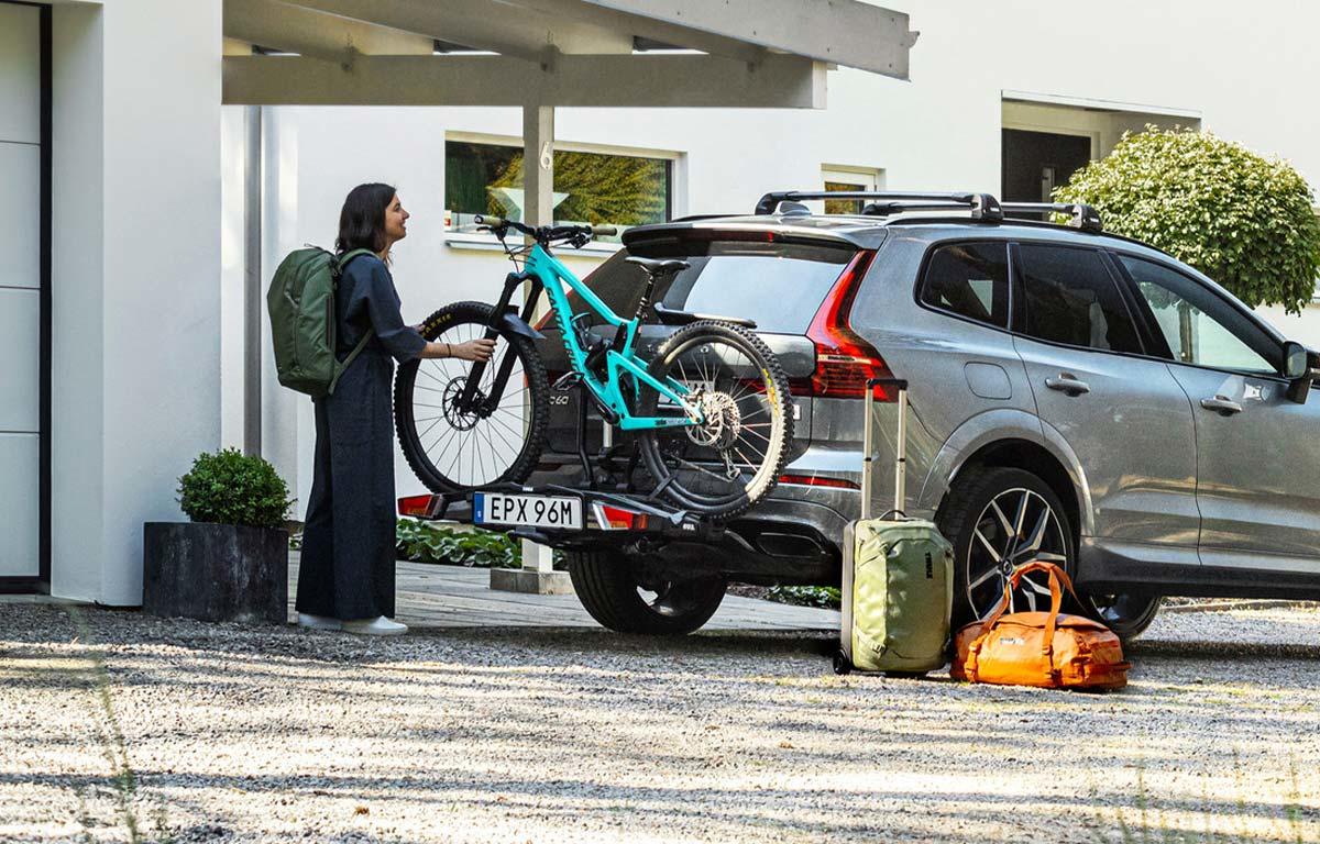 Fahrradträger beladen